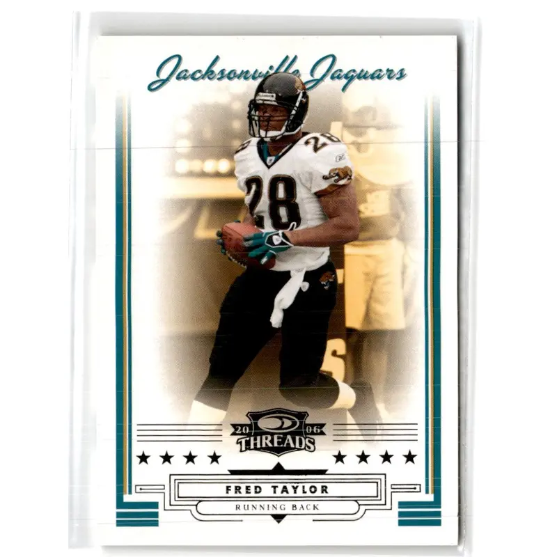 2006 Donruss Threads Fred Taylor #18 175/250