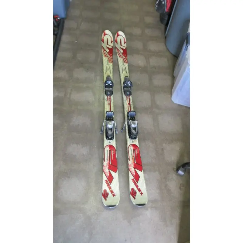 Used K2 Apache Radius X Downhill Skis Size 163 cm w/ Marker Bindings