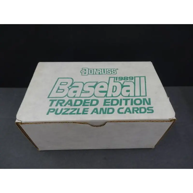 1989 Donruss Baseball Traded Factory Set Box (15 Sets) (Authenticate)