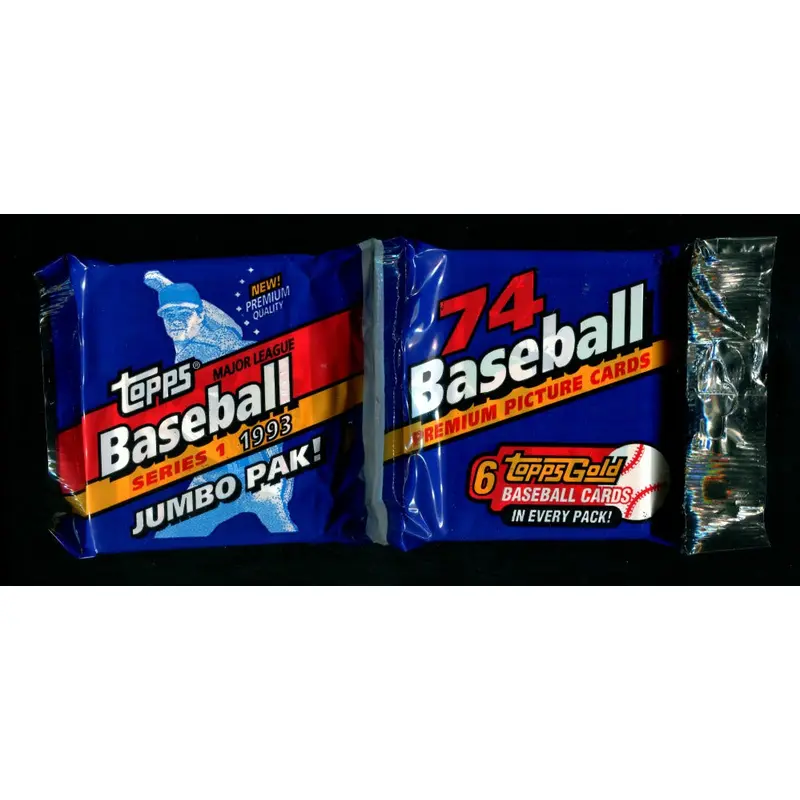 1993 Topps Baseball Unopened Series 1 Jumbo Pack (74)