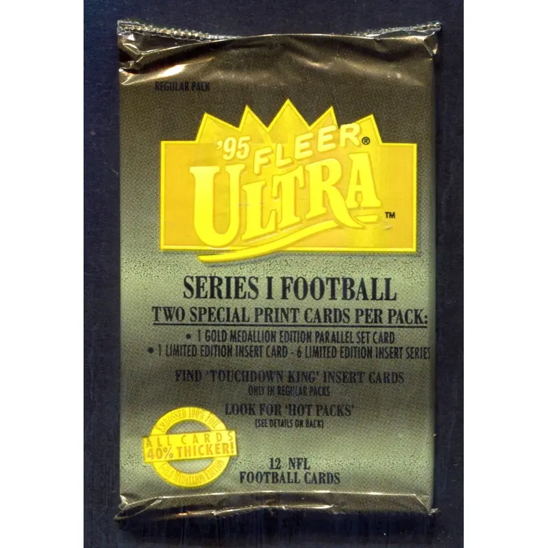 1995 Fleer Ultra Football Unopened Series 1 Pack (Regular) (12)