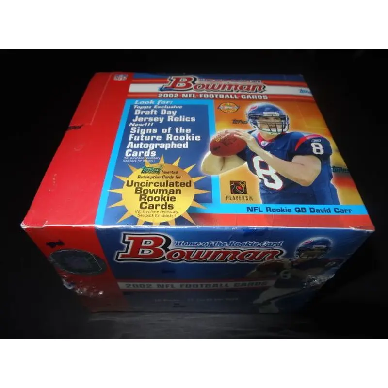 2002 Bowman Football Jumbo Box (HTA)