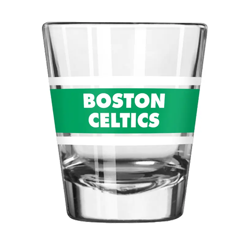 Boston Celtics 2oz Stripe Shot Glass