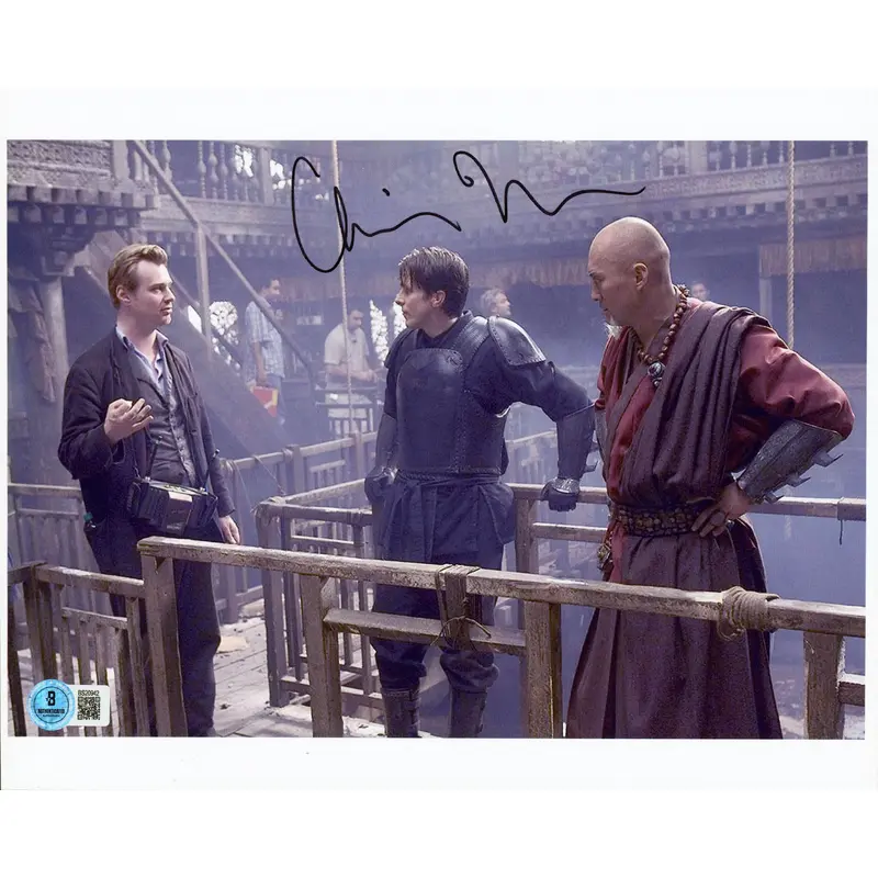 Christopher Nolan Batman Begins Authentic Signed 8.5x11 Photo BAS #BS20942