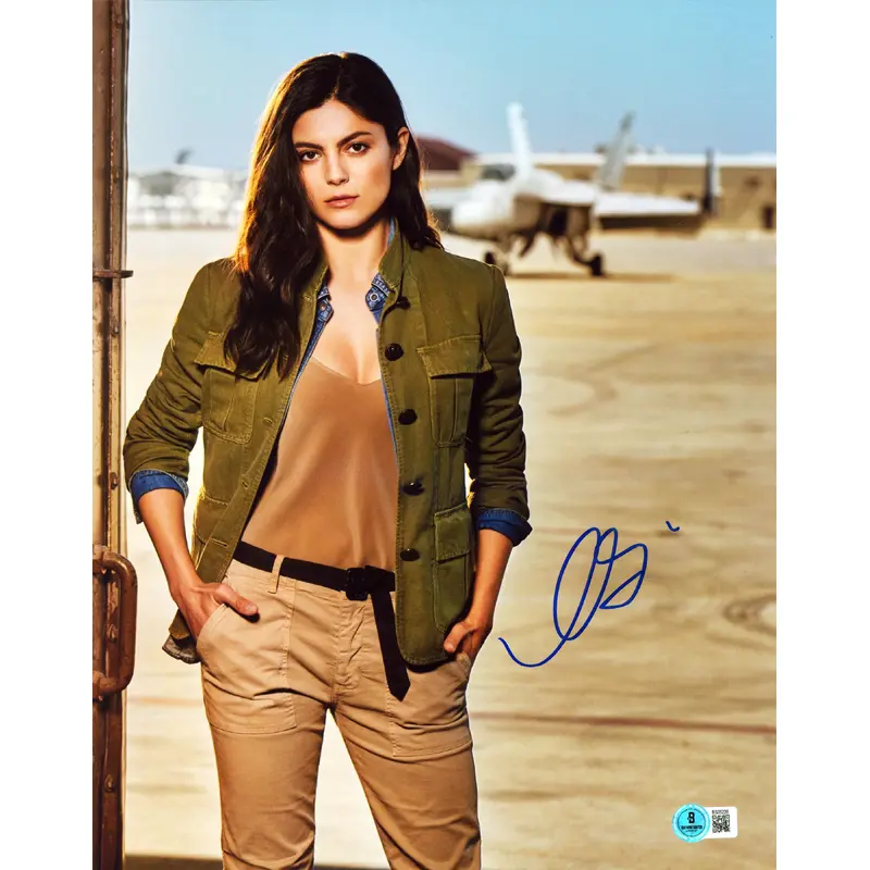 Monica Barbaro Top Gun: Maverick Authentic Signed 11x14 Photo BAS #BS05226