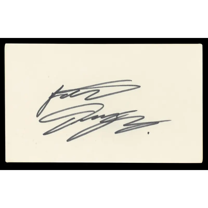 Patrick Dempsey Grey's Anatomy Authentic Signed 3x5 Index Card BAS #BL98503