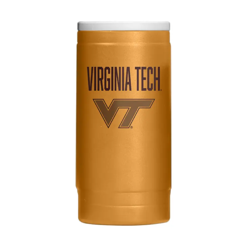 Virginia Tech  Huddle Powder Coat Slim Can Coolie