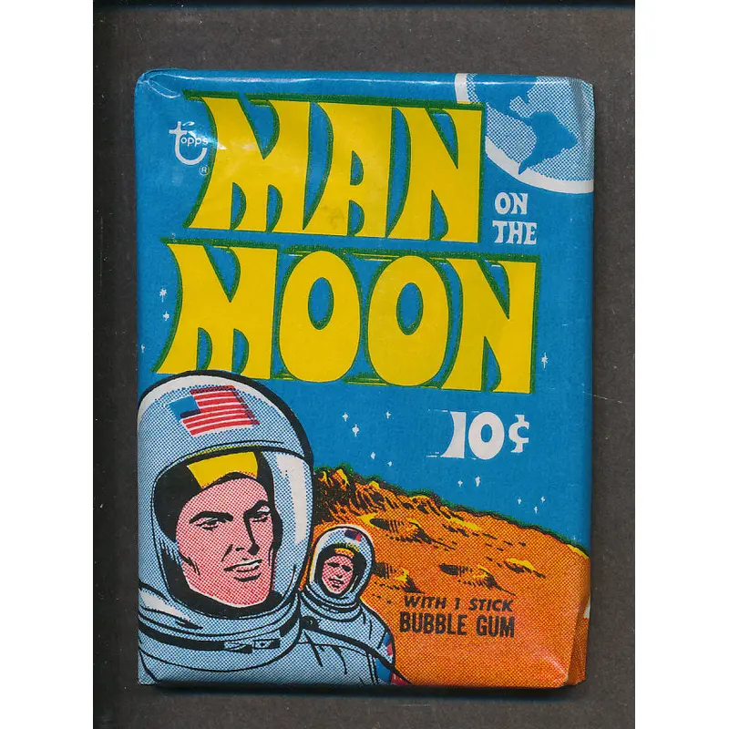 1969 Topps Man on the Moon Unopened Wax Pack