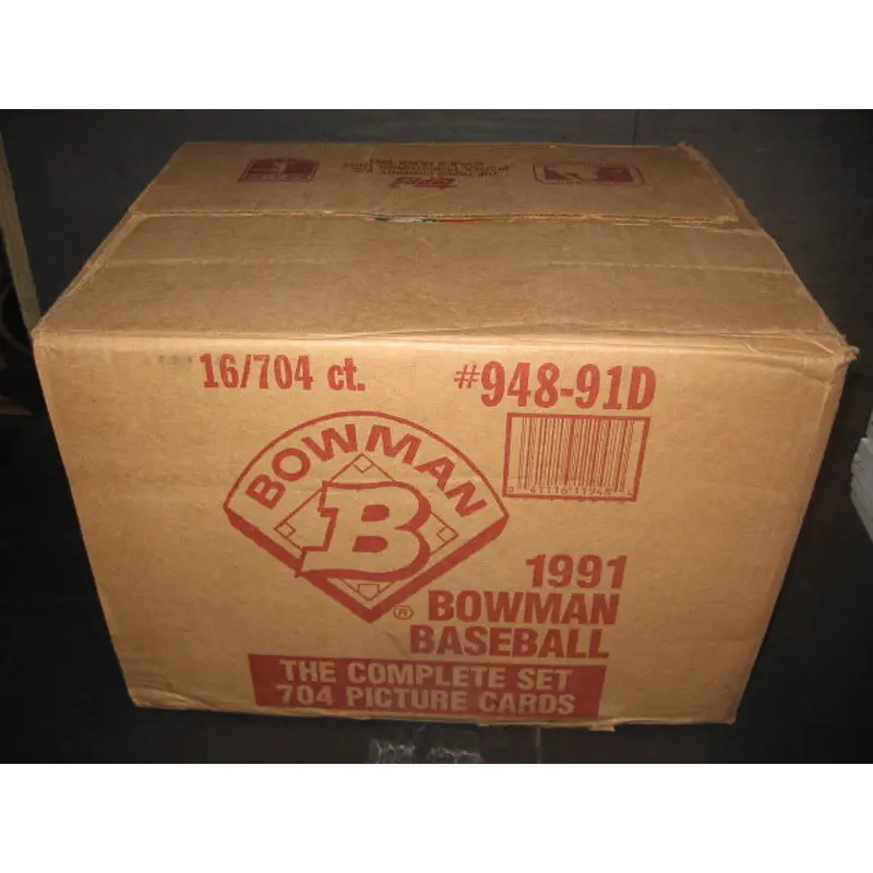 1991 Bowman Baseball Factory Set Case