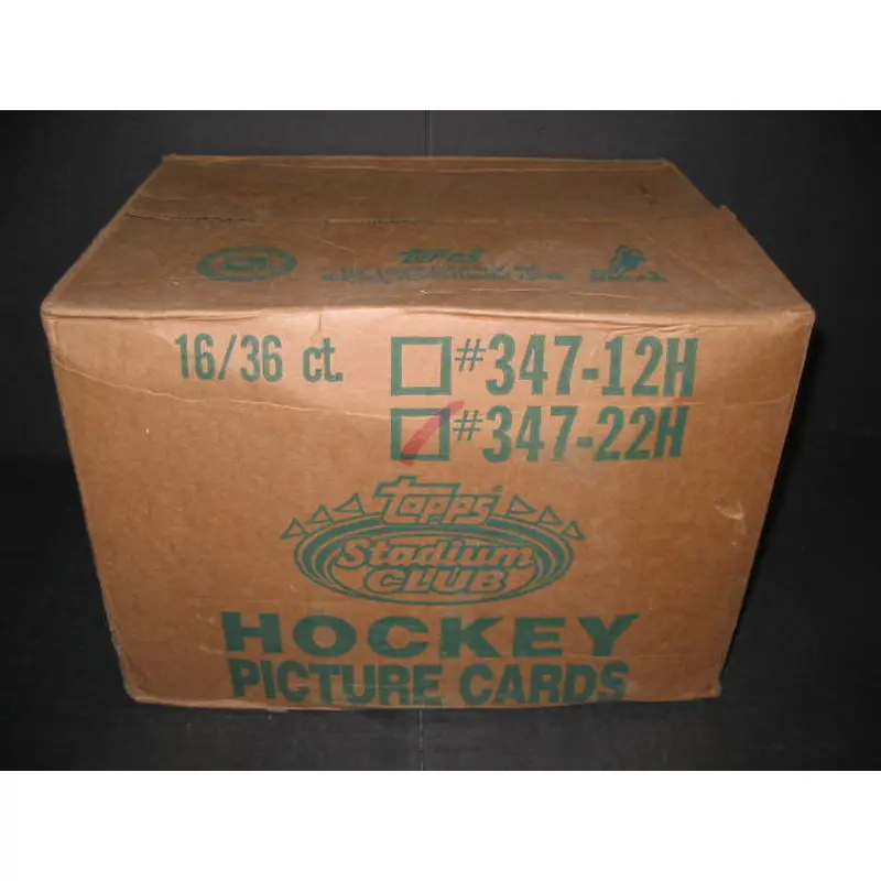 1992/93 Topps Stadium Club Hockey Series 2 Case (16 Box)