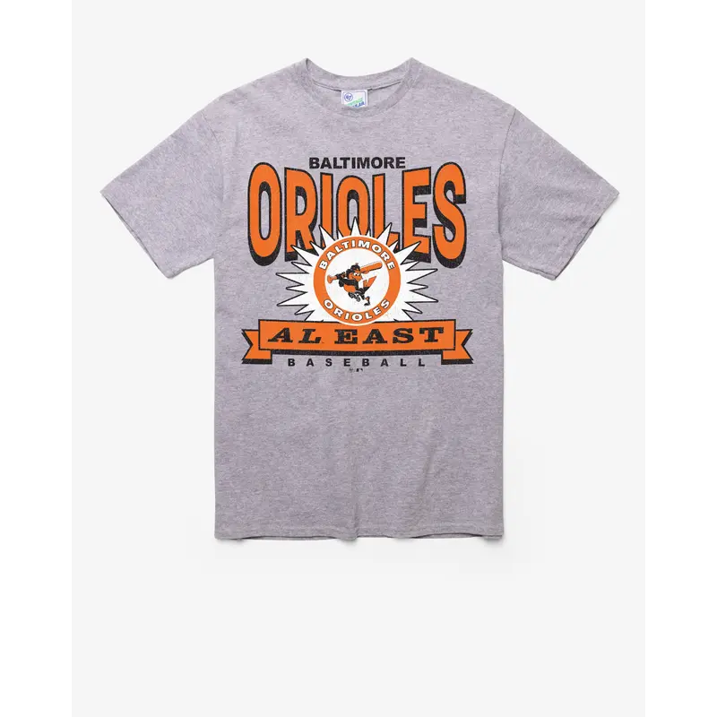BALTIMORE ORIOLES COOPERSTOWN TWELVE SIX VINTAGE '47 TUBULAR TEE