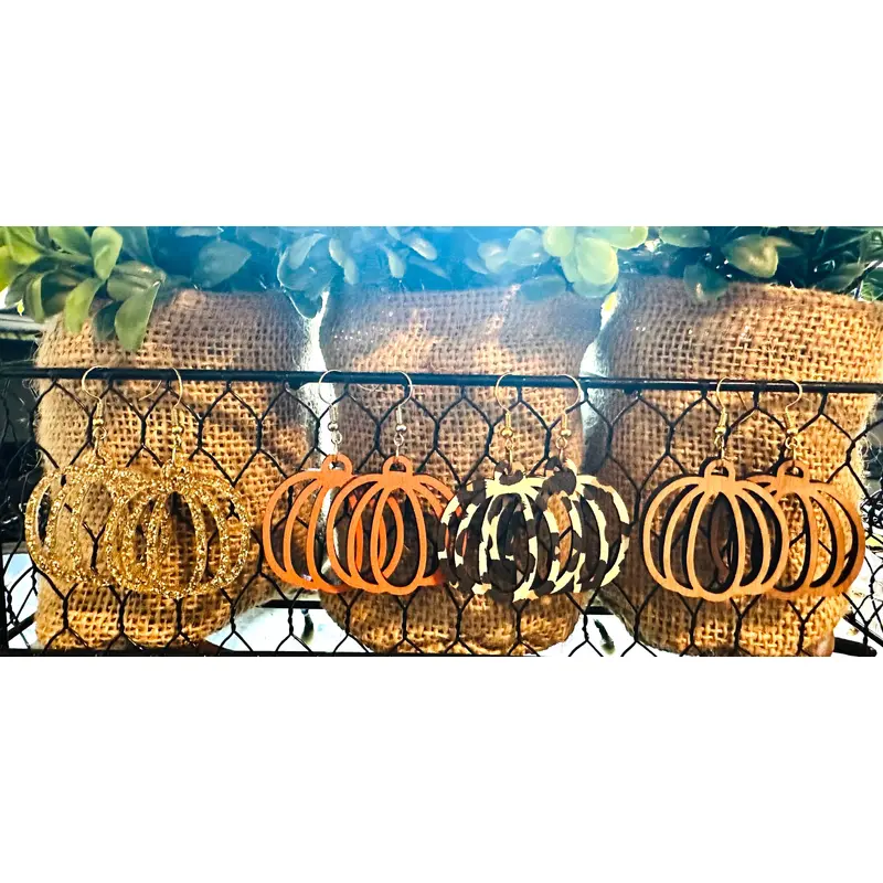 Pumpkin Earrings