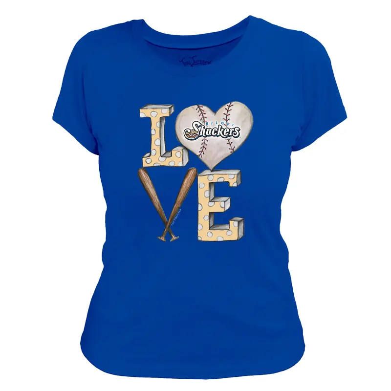 Tiny Turnip Women's Baseball Love Tee