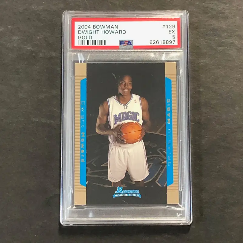 2004 Bowman #129 Dwight Howard PSA 5 EX Magic