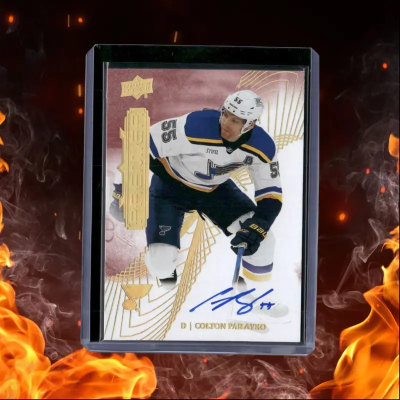2022-23 Upper Deck Premier Colton Parayko Red Auto #88