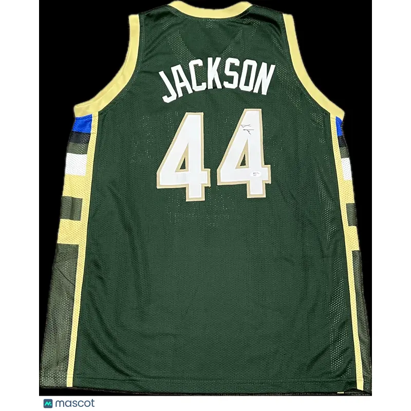 Andre Jackson Signed Jersey PSA Milwaukee Bucks Autographed