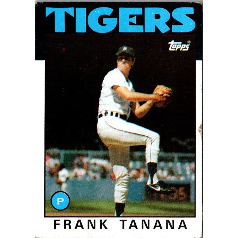 1986 Topps Frank Tanana #592