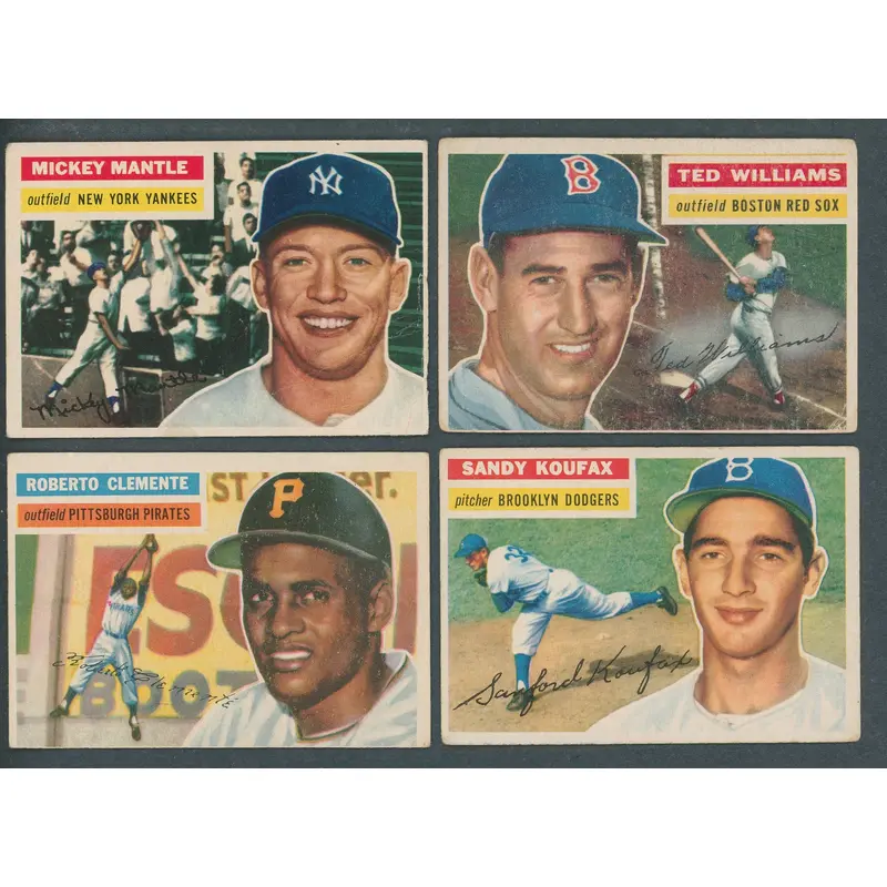 1956 Topps Baseball Complete Set VG EX (342) (w/ Checklists) (23-59)