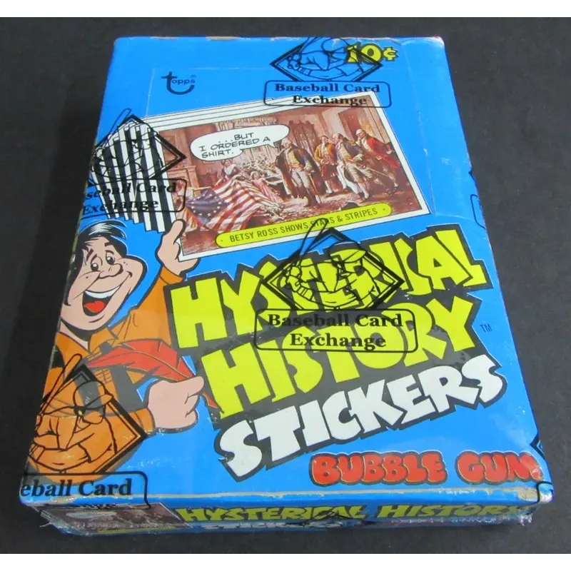 1976 Topps Hysterical History Unopened Wax Box (BBCE)