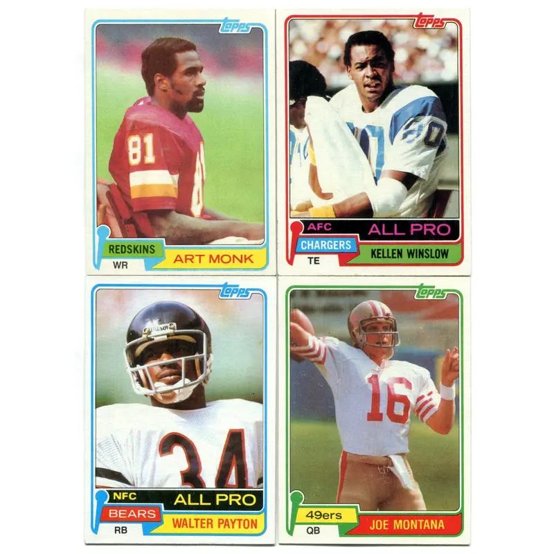 1981 Topps Football Complete Set EX EX/MT (528) (23-133)