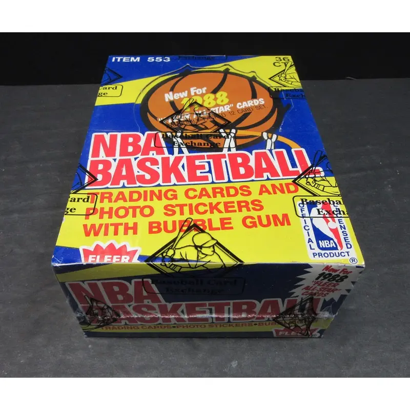 1988/89 Fleer Basketball Unopened Wax Box (BBCE)