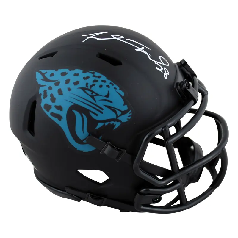 Jaguars Fred Taylor Authentic Signed Eclipse Speed Mini Helmet BAS Witnessed