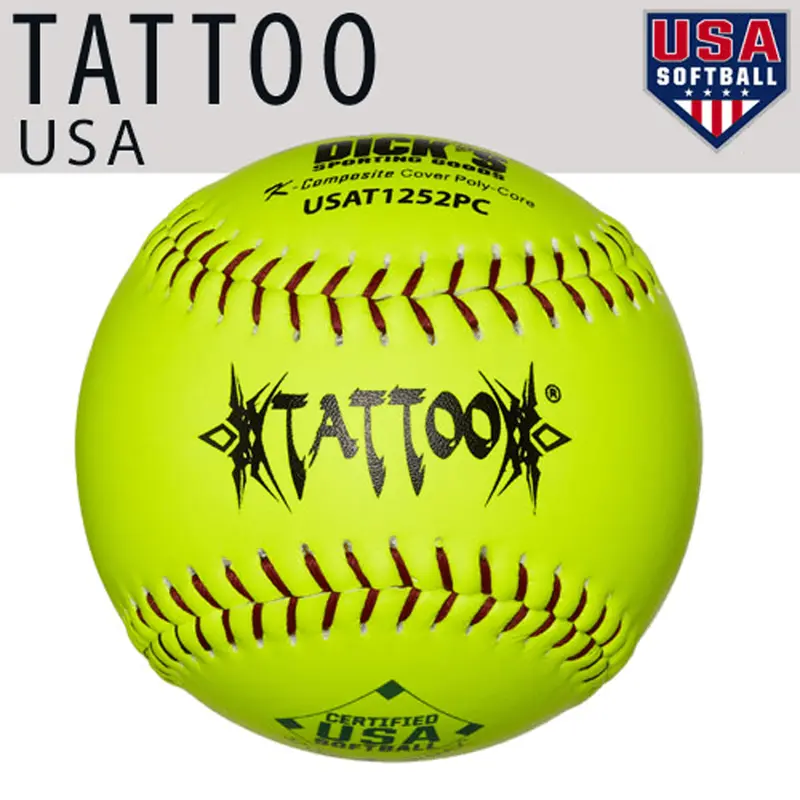 AD Starr Tattoo 52/300 USA/ASA 12" Slowpitch Softballs - USAT1252PC