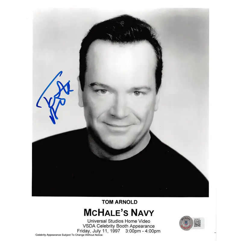 Tom Arnold McHale's Navy Authentic Signed 8x10 Photo Autographed BAS #BK03813