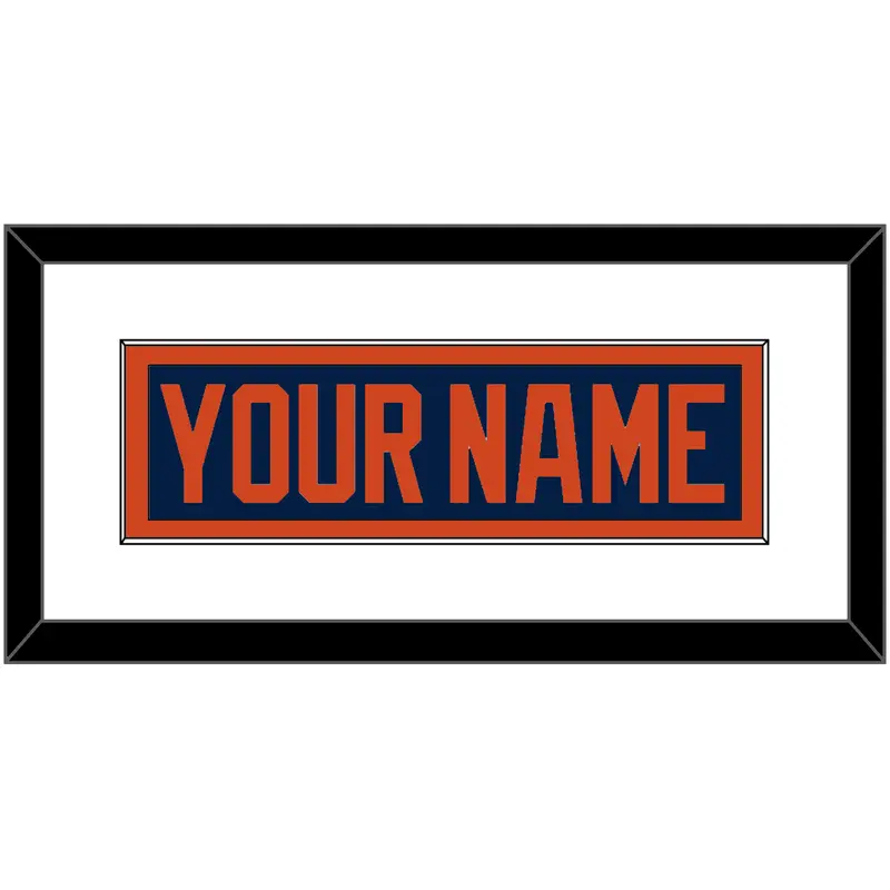 Edmonton Nameplate - Alternate Blue (2019-2024) - Single Mat 1