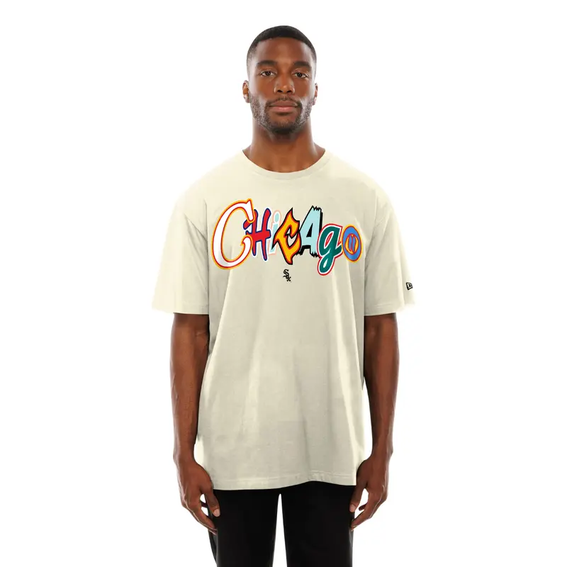 New Era - MLB Lifestyle Graphic Tee - Chicago White Sox - Chrome
