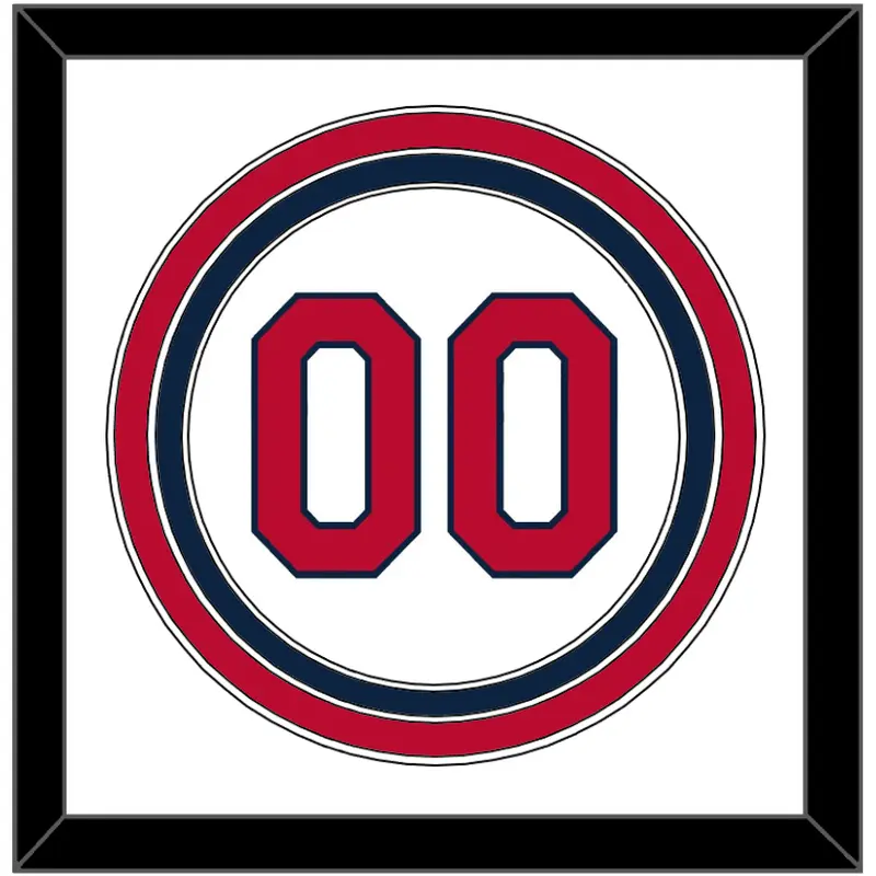 St. Louis Number - Home White (2006-2012) - Triple Mat 1