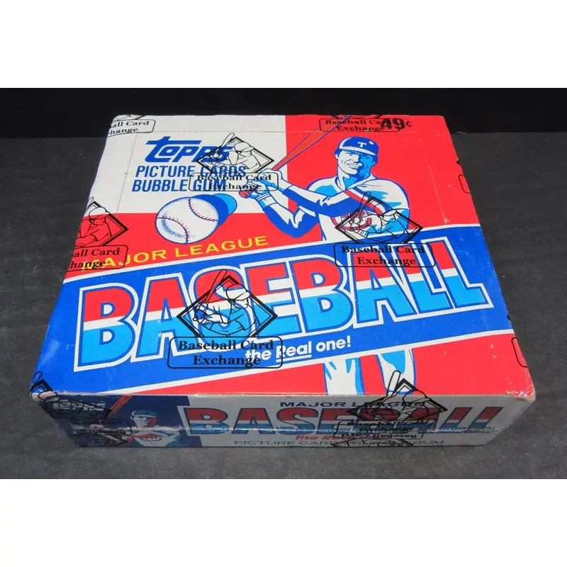 1982 Topps Baseball Unopened Cello Box (BBCE) (Non X-Out)