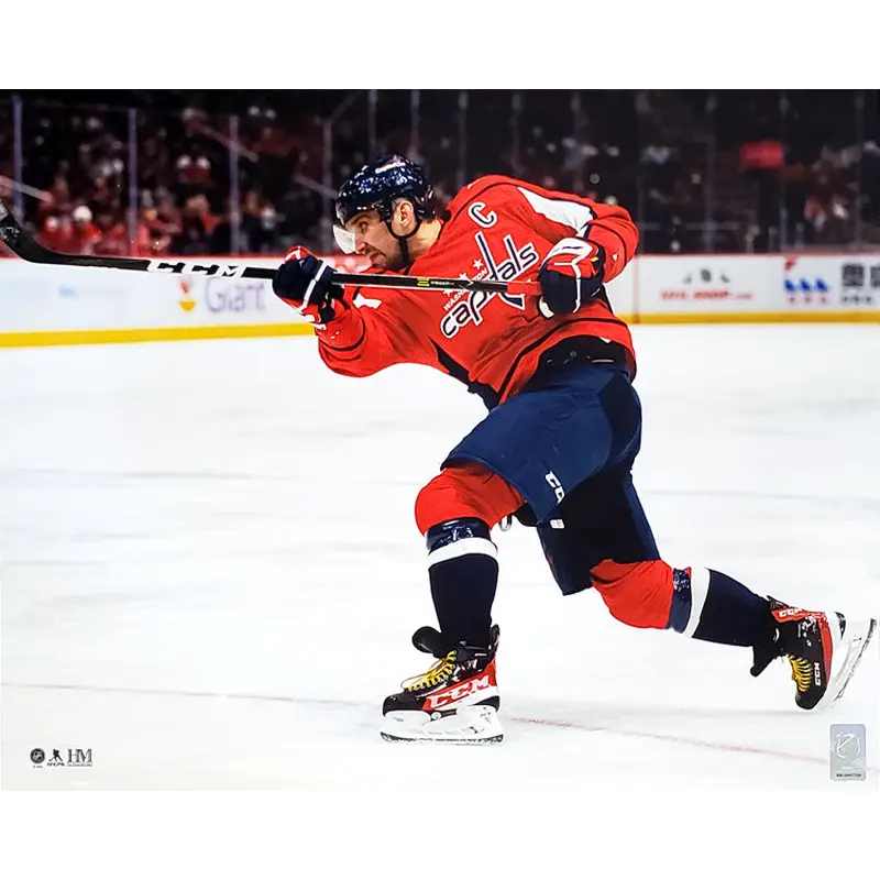 Alex Ovechkin "Slapshot" Washington Capitals Premium 16x20 Poster Print- Highland Mint