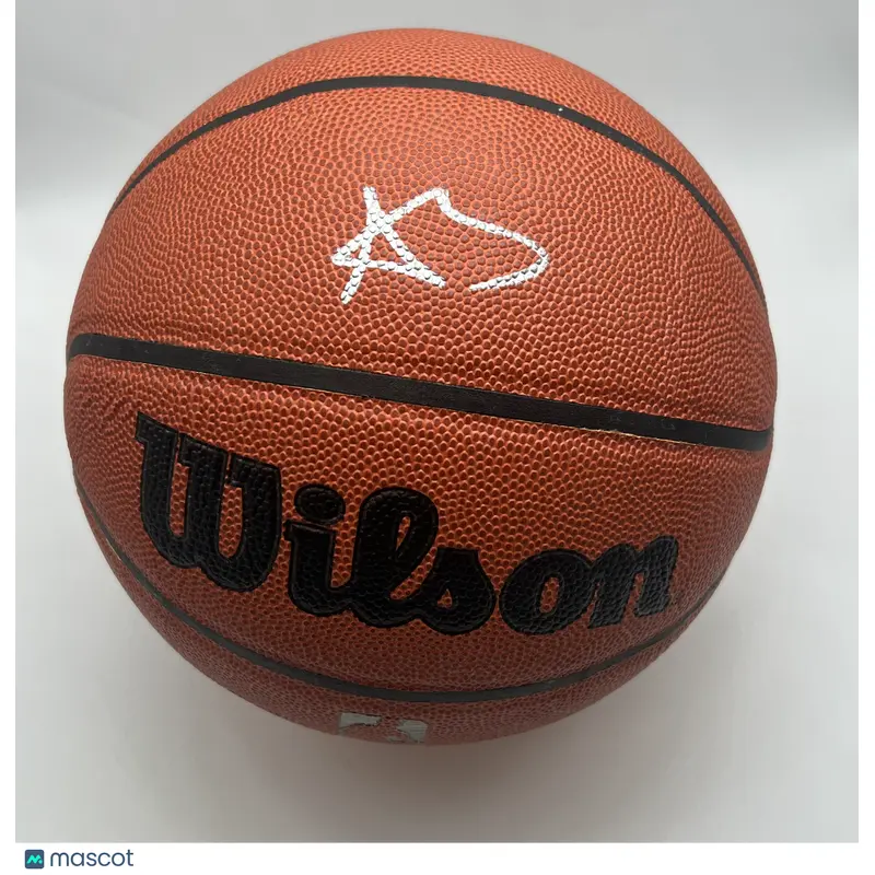 Alex Sarr Washington Wizards Signed Basketball BAS Autographed