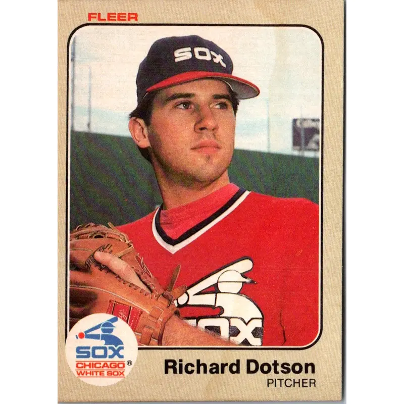 1983 Fleer Richard Dotson #233