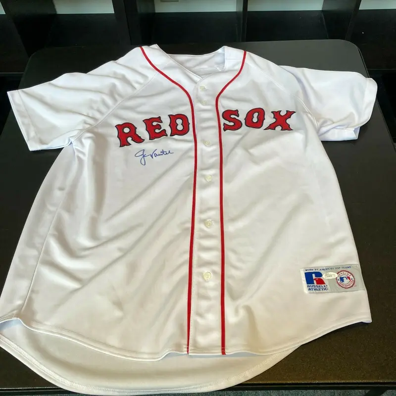 Jason Varitek Signed Authentic Boston Red Sox Jersey With JSA Sticker