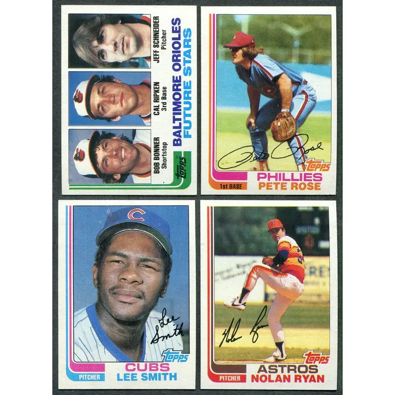 1982 Topps Baseball Complete Set NM (792) (24-649)