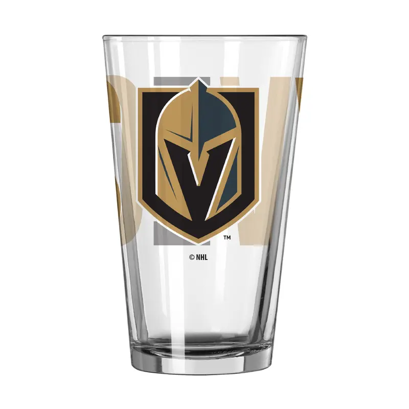 Vegas Golden Knights 16oz Overtime Pint Glass