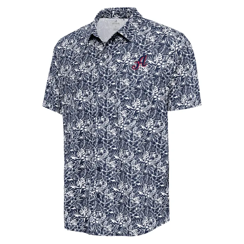 Reno Aces Men's Navy Resort Button Up