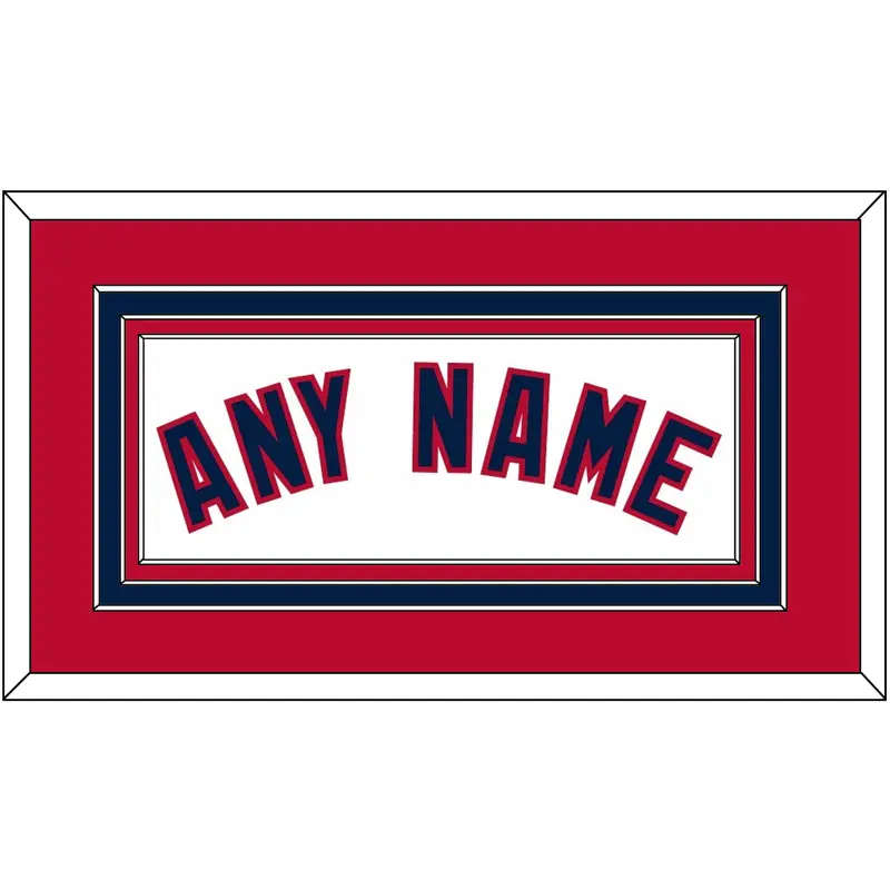 Washington Name - Alternate Home White - Triple Mat 2