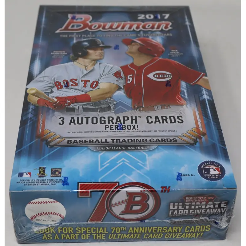 2017 Bowman Baseball Jumbo Box (Hobby) (12/32)