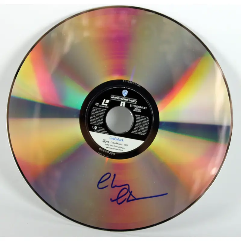 Chevy Chase Authentic Signed Caddyshack Laserdisc BAS Witnessed #I32000