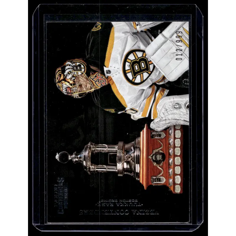 2012-13 Panini Rookie Anthology - Contenders Vezina Contenders - Tuukka Rask #V10 /999