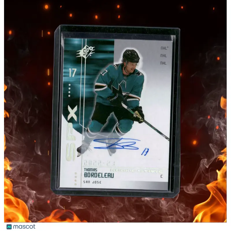2022-23 Upper Deck SPx Thomas Bordeleau Retro Rookie Auto #R-90
