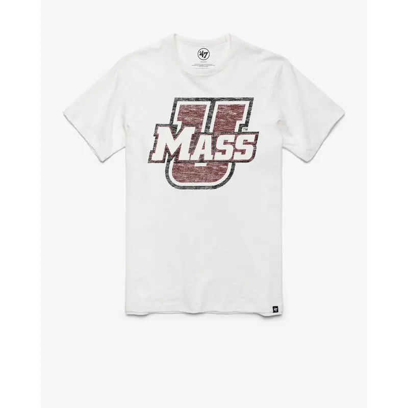 UMASS MINUTEMEN GRIT WORDMARK '47 SCRUM TEE