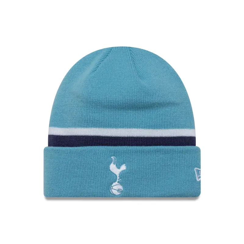 Tottenham Hotspur FC Seasonal Stripe Pastel Blue Cuff Knit Beanie Hat