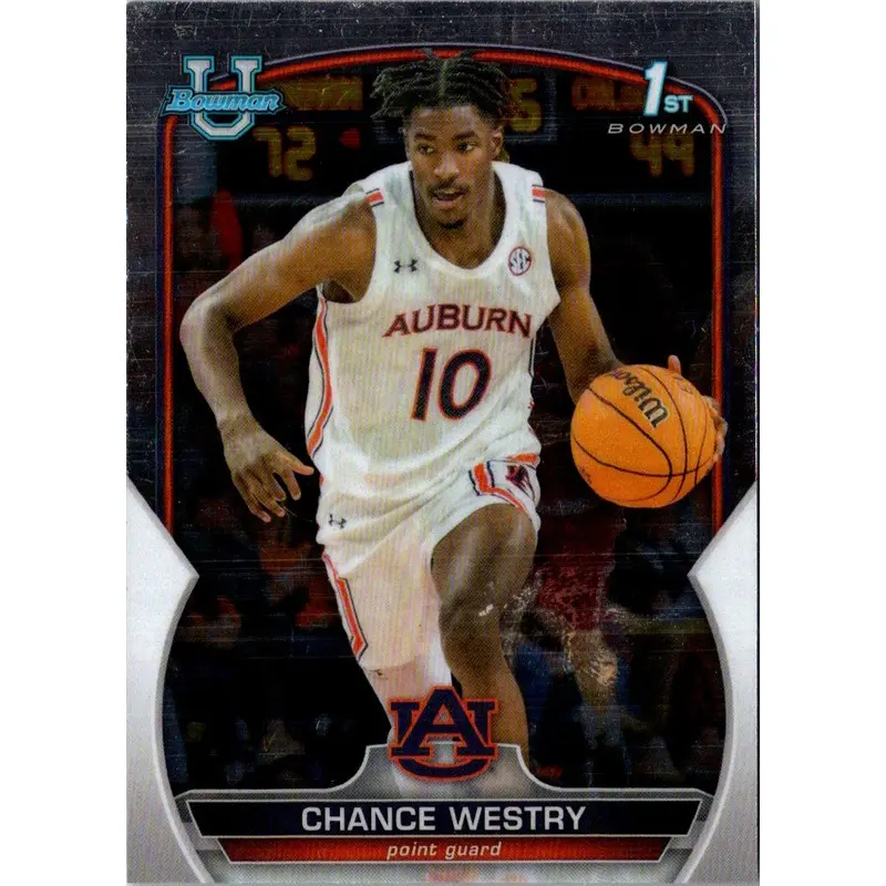 2022 Bowman University Chrome Chance Westry #86