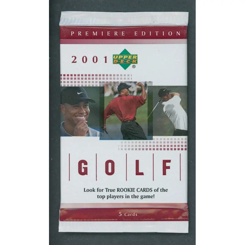 2001 Upper Deck Golf Unopened Pack (Retail)