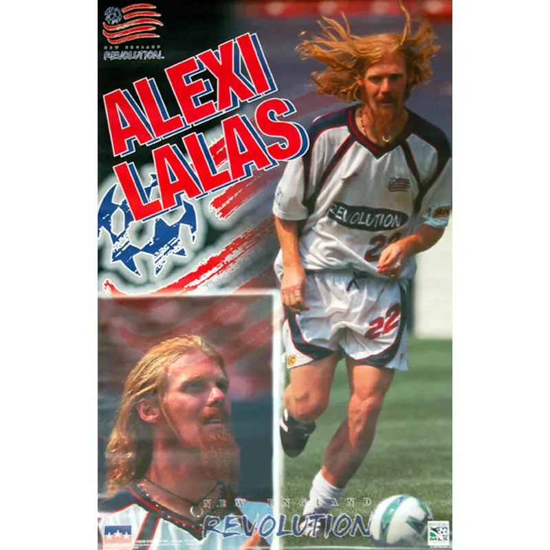 Alexi Lalas "Revolution" MLS New England Revolution Poster - Starline Inc. 1997