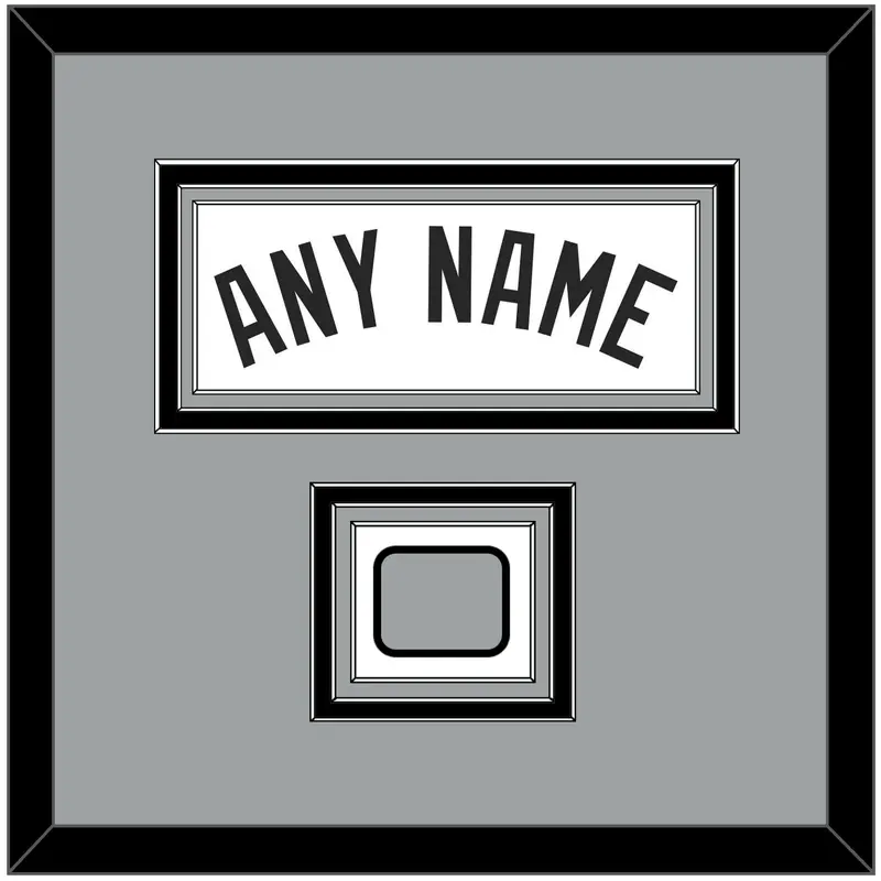 San Antonio Name & Champions Patch - Home White (2002-2017) - Triple Mat 3